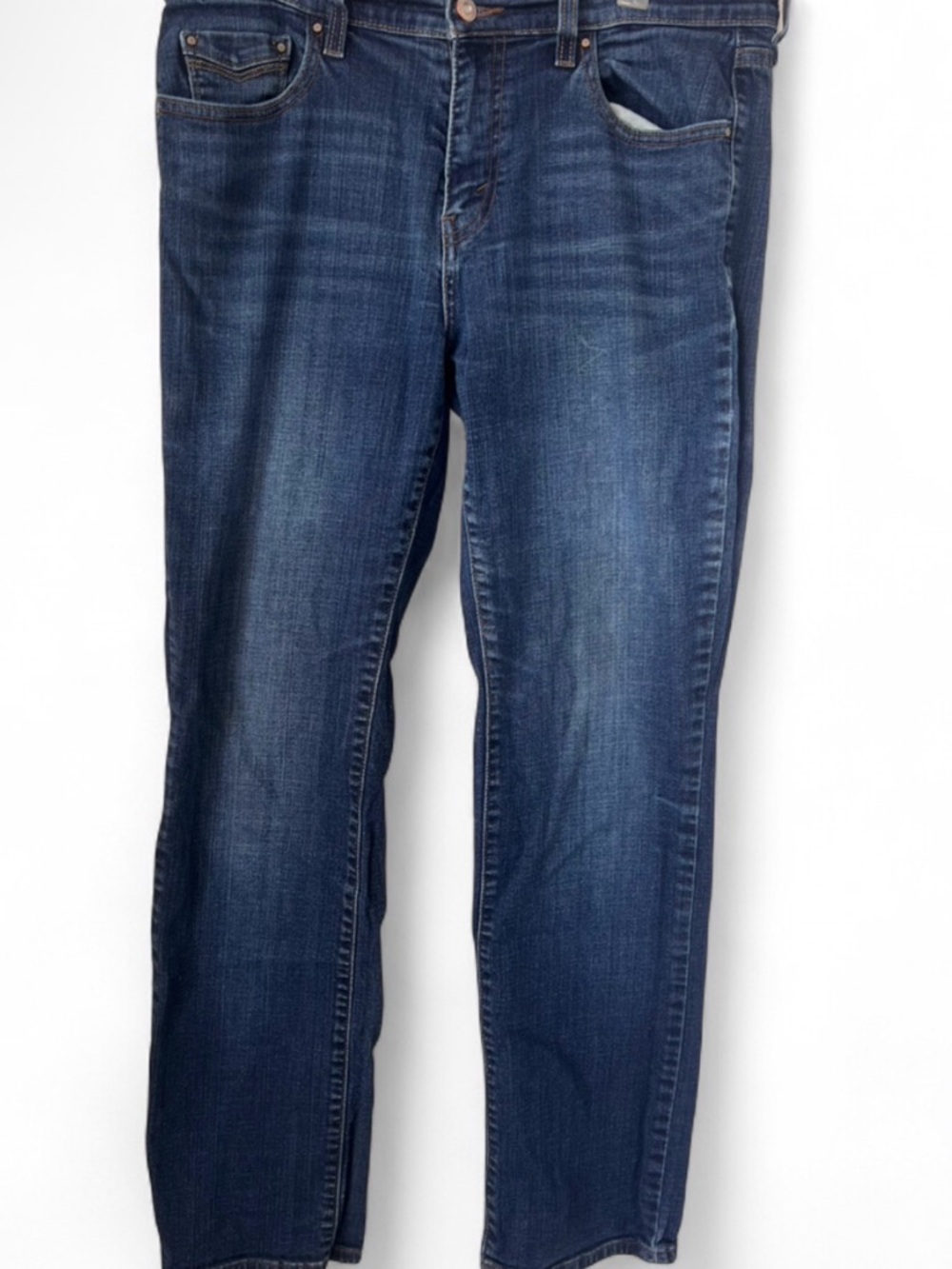 Women's Classic Straight Leg Jeans - Dark Blue